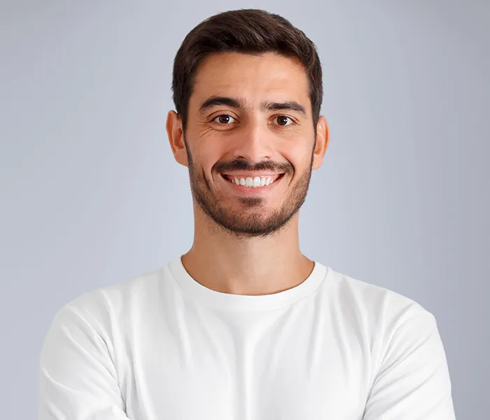 Dental Cleaning 1 Dental Cleaning - Smiling man showing healthy teeth after visiting a family dentist in Bellingham.