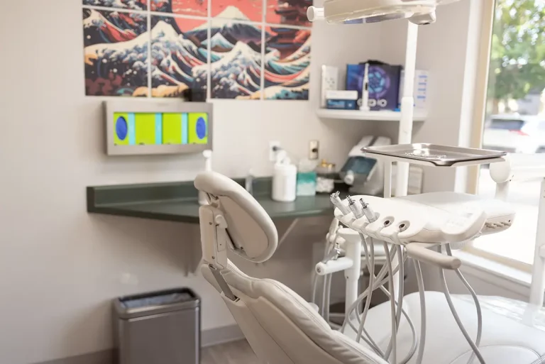 Why Choose Us 4 Modern dental operatory with comfortable chair and advanced equipment at Roots Dental in Bellingham, WA.